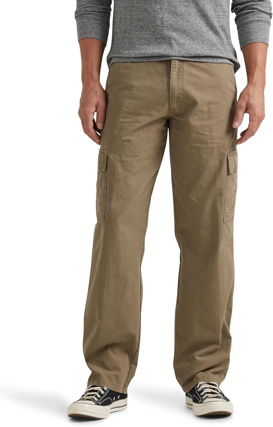 men Twill Relaxed Fit Cargo Pant